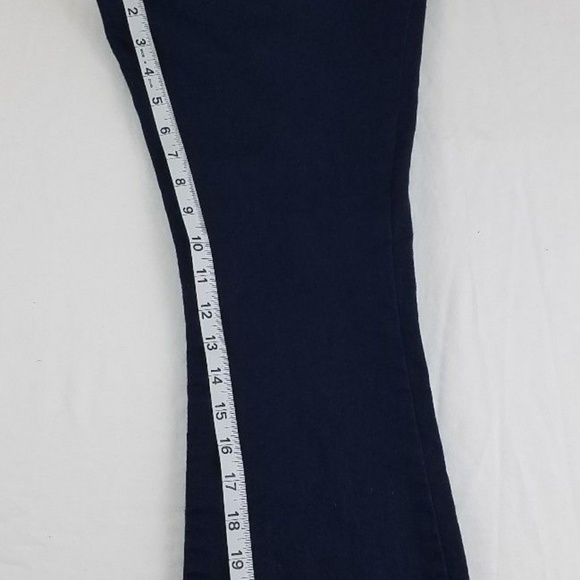 Maternity Indigo Blue Jeans Full Panel Straight P - Picture 2 of 5